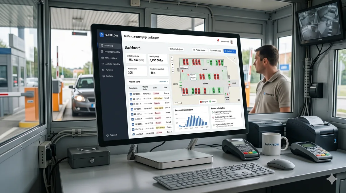 Back-office aplikacija za nadzor i upravljanje parking sistemom