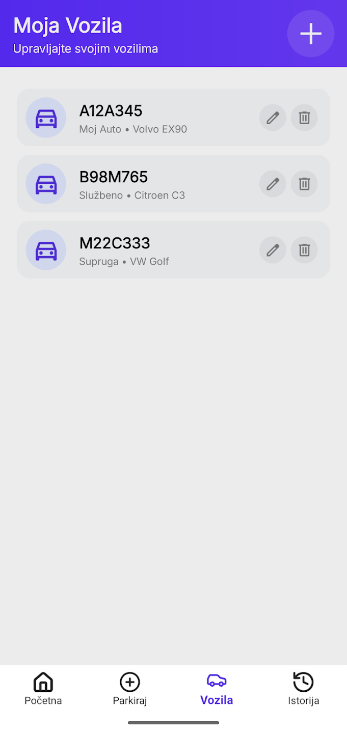 ParkON BH mobilni ekran 5